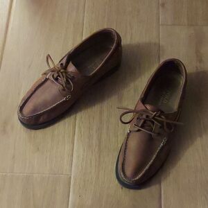 Polo by Ralph Lauren Brown Leather Boat Shoes